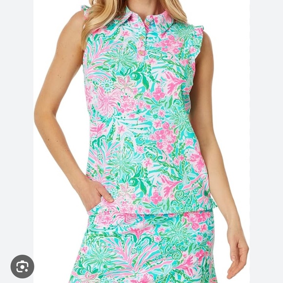 Lilly Pulitzer Floral Top NWT 🎉 - Picture 2 of 7